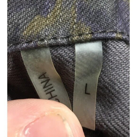 Soft Surroundings Pants Women's Size Large Green Stretch Tapered Leg - Picture 5 of 7